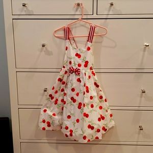 Tommy Bahama girls size 5t cherry dress